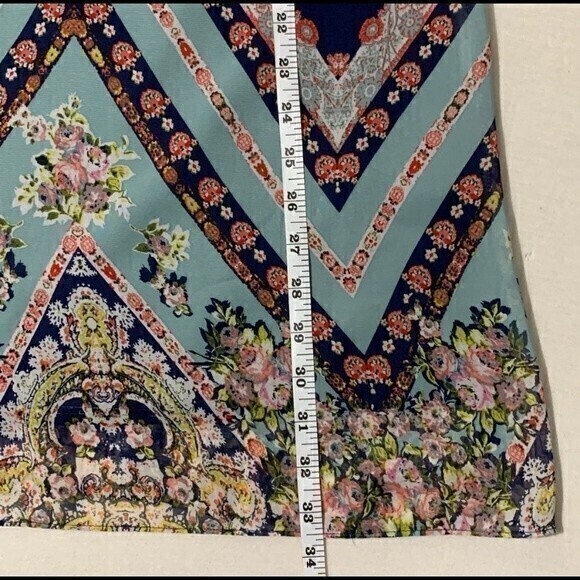 iZ Byer Chevron Zig Zag Flower Pattern Sleeveless Dress‎ - Picture 5 of 8